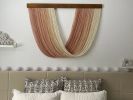 Maree Pastel - Made to order- Pastel wall decor | Tapestry in Wall Hangings by Olivia Fiber Art. Item composed of wood and wool in boho or minimalism style