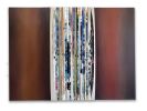 Stabilize 9 | Mixed Media in Paintings by Veronica Bruce Woodward. Item made of canvas & metal compatible with contemporary style