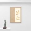Herbarium: Rumex Acetosa - Wall Light Sculpture | Wall Sculpture in Wall Hangings by Mateusz Wappa Design & Research. Item composed of birch wood and glass in minimalism or modern style