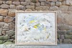Wool Collage | Mixed Media by Linden Eller | Langogne in Langogne. Item composed of fabric