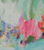 A joyful world - Original painting | Oil And Acrylic Painting in Paintings by Xiaoyang Galas. Item made of canvas works with mediterranean style