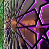 Geometric Sanctuary; custom mirror wall backlit with leds | Interior Design by Dicro Davis
