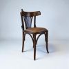 Geneva Bentwood Café Dining Chair | Chairs by Kleinhaus Furniture. Item composed of wood & leather compatible with mid century modern and contemporary style