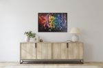 Carnival | Oil And Acrylic Painting in Paintings by Judy Century Art. Item made of canvas with synthetic