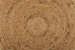 Rug & Kilim’s Modern Circle Jute Rug in Brown and Ivory Tone | Area Rug in Rugs by Rug and Kilim