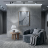 Grey Relief | Sculptural Textured Wall Art | Wall Sculpture in Wall Hangings by DY atelier. Item made of oak wood & marble compatible with minimalism and contemporary style