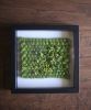 Small framed tapestry | Wall Hangings by Cristina Ayala. Item composed of cotton and fiber