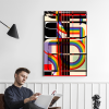 Contemporary Visions - Abstract Canvas Print - Painting | Prints by Paul Manwaring Fine Art Prints. Item composed of canvas compatible with minimalism and mid century modern style