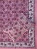Chester Block Printed handcrafted Bedsheet_with pillow cover | Bed Spread in Linens & Bedding by Humanity Centred Designs. Item composed of cotton in boho or minimalism style