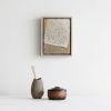 Collage Risorse Bianco Perla | Mixed Media by Kim Fonder. Item composed of canvas and paper