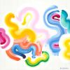 Swizzle Swizzle | Oil And Acrylic Painting in Paintings by Claire Desjardins. Item composed of canvas & synthetic