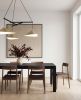 Emily Group of Three Pendant Light – Dark Bronze Semi-Matte | Chandeliers by MOSS Objects. Item made of oak wood with steel works with contemporary & modern style