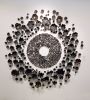 Porcelain Wall Sculpture, Over 1,000 Pieces. | Wall Hangings by SevaCeramics | The Other Art Fair Los Angeles in Los Angeles. Item made of ceramic compatible with contemporary style