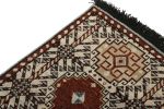Hand-Knotted Qashqai Rug in Beige Red Geometric Pattern | Area Rug in Rugs by Rug and Kilim