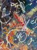 Symphony 1: A Colorful Emotional Tapestry | Oil And Acrylic Painting in Paintings by Lena Kolambet. Item composed of canvas in contemporary style