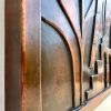 Abstract Copper Owl Wall Relief Sculpture | Wall Sculpture in Wall Hangings by Element 29 Metalcraft. Item composed of copper in contemporary or art deco style