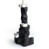 Cumulus Candle Holder — Yakisugi Wood & Marble | Decorative Objects by Gabor Gobi. Item composed of wood and marble