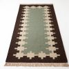 Handwoven Woolen Runner Rug | Rugs by Evergreen Carpets. Item made of wool works with boho & minimalism style