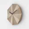 Delta Clock Oak | Decorative Objects by LAWA DESIGN. Item composed of oak wood in minimalism or contemporary style