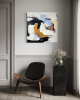 Pearl | Oil And Acrylic Painting in Paintings by Lizzie DiSilvestro