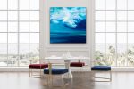 Caribbean Sky | Oil And Acrylic Painting in Paintings by Lori Burke. Item composed of canvas