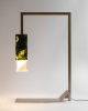 Lamp/Two GREEN, Colour Ed. Limited Edition | Table Lamp in Lamps by Formaminima. Item composed of brass and marble in contemporary style