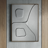 Riverstone Flow Textured Wall Relief Sculpture | Wall Sculpture in Wall Hangings by DY atelier. Item made of oak wood with marble works with minimalism & contemporary style