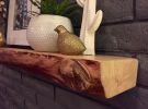 Live Edge Maple Mantelpiece | Ledge in Storage by Beneath the Bark. Item made of maple wood