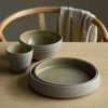 Handmade Stoneware Dinner Set "Concrete" | Plate in Dinnerware by Creating Comfort Lab. Item composed of ceramic