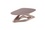 Amorph Plie Coffee Table, Lacquer Finish, organic shape | Tables by Amorph. Item made of synthetic