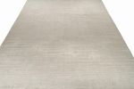 Rug & Kilim’s Plain Contemporary Rug in Solid Silver | Area Rug in Rugs by Rug and Kilim