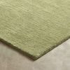 Solid Sage Green Hand Tufted Wool Rug | Area Rug in Rugs by Krafcreation. Item made of cotton works with boho & minimalism style