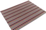 1950s Vintage chaput Kilim rug in Multicolor Stripe Patterns | Area Rug in Rugs by Rug and Kilim