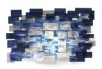 "Arctic" Glass and Metal Wall Art Sculpture | Wall Sculpture in Wall Hangings by Karo Studios. Item made of metal with glass