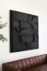 Concrete Wall Art, Plaster Wall Art, Abstract Plaster Art | Mosaic in Art & Wall Decor by Blank Space Studios. Item works with contemporary & industrial style