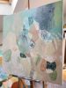 Small stones and clear water | Oil And Acrylic Painting in Paintings by Cristina Dalla Valentina. Item made of canvas works with contemporary & modern style