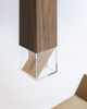 Lamp/Two Wood | Table Lamp in Lamps by Formaminima. Item composed of wood and brass