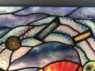 Sophia, stained glass fortune teller | Glasswork in Wall Treatments by Celinder's Glass Design | Psychic Readings by Dorothy in Newport Beach. Item composed of glass