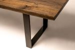 Ebonised Reclaimed Boxcar Dining Table | Tables by L'atelier Mata. Item composed of oak wood & steel