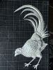 Peonies and pheasant | Mixed Media by carlo urgese. Item composed of paper compatible with contemporary and japandi style