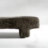 Medium Shelf Riser in Textured Earthen Brown Concrete | Decorative Tray in Decorative Objects by Carolyn Powers Designs. Item composed of concrete compatible with minimalism and contemporary style