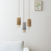 Lamp/One Collection Chandelier - Revamp 01 | Chandeliers by Formaminima. Item composed of wood & marble