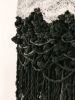 Textured Tapestry in Black "Gravity" | Macrame Wall Hanging in Wall Hangings by Rebecca Whitaker Art. Item made of cotton compatible with modern style