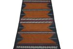 Vintage Sofreh Persian Kilim in Brown with Geometric Pattern | Area Rug in Rugs by Rug and Kilim