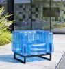 Yomi Armchair Aluminium Eko | Chairs by MOJOW DESIGN. Item made of aluminum & synthetic