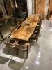 Custom Live Edge Walnut Large Dining Table | Tables by Gül Natural Furniture. Item made of walnut & metal compatible with mid century modern and contemporary style