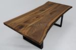 Black Walnut Wood Table - Dining Table - Kitchen Table | Tables by Tinella Collection. Item composed of wood in contemporary or country & farmhouse style