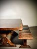 Live Edge Walnut Table and Trestle Base | Dining Table in Tables by Citizen Wood Company. Item made of walnut