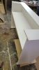 Fluted Front Square Reception Desk | Tables by Son-ya Luch (Owner) SP Fabrication and Design | New York in New York. Item composed of oak wood in boho or country & farmhouse style