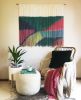 PRISM Geometric Modern Dyed Wall Art | Macrame Wall Hanging in Wall Hangings by Wallflowers Hanging Art. Item made of fiber compatible with boho and eclectic & maximalism style